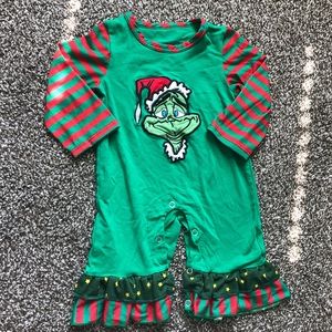 0-3 month grinch Christmas outfit